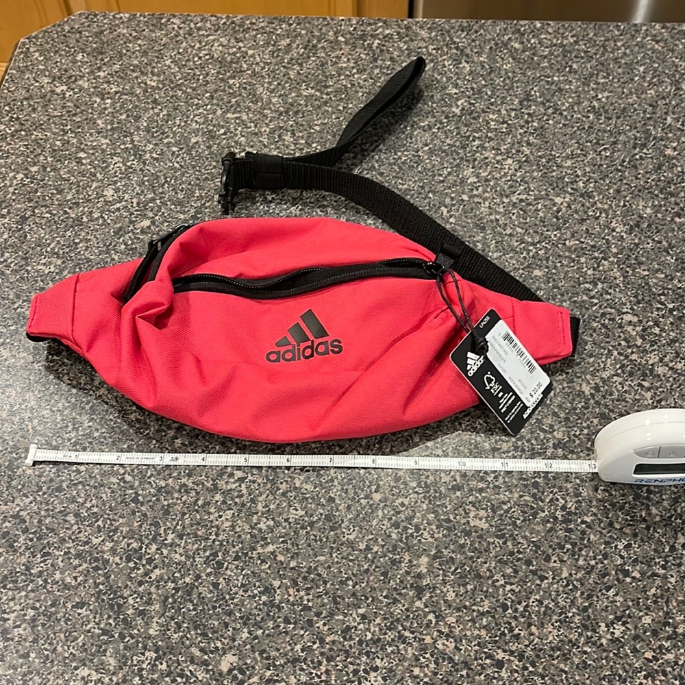 Adidas Rand II Waist Pack—Hot Pink and Black—Stylish and Functional NWT
